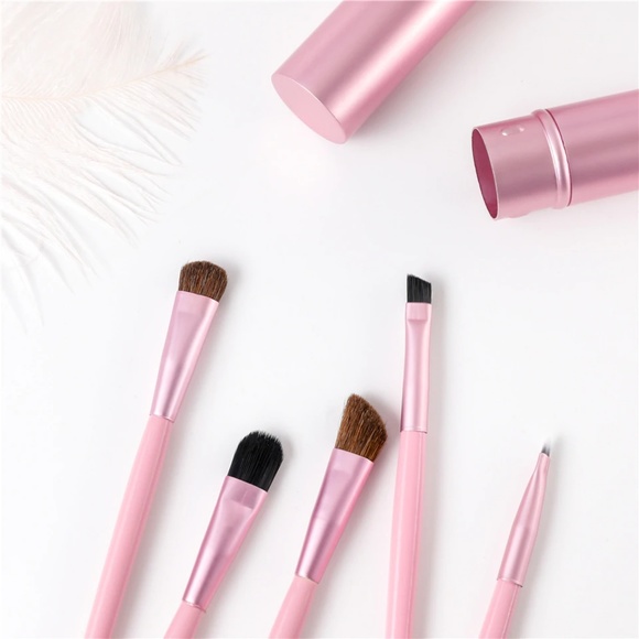 NEW 5pcs Portable Mini Eye Makeup Brushes Set - Picture 5 of 8